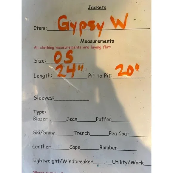 Gypsy Warrior UCLA Denim Jacket Stonewash Blue UCLA Spell Out Women Size OS - Picture 5 of 5